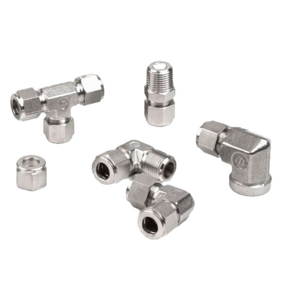 Double ring compression fittings